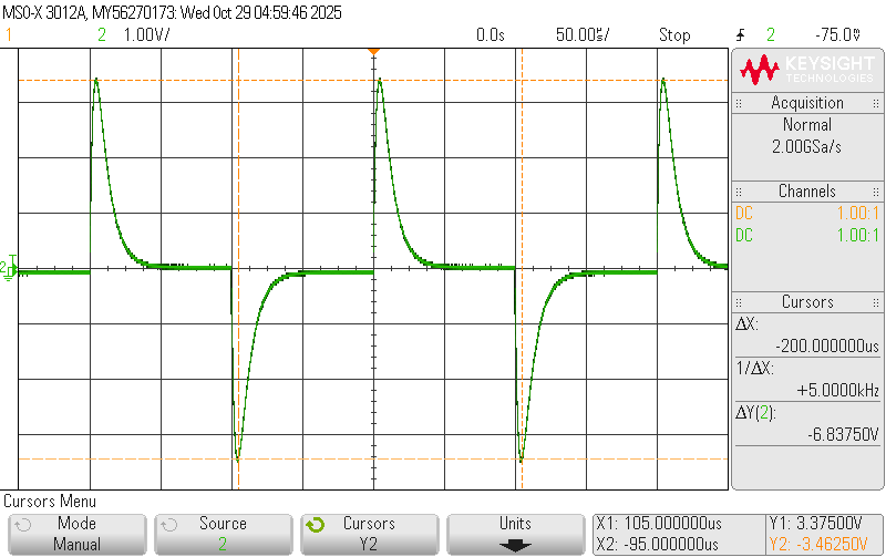 Oscilloscope Screen Capture